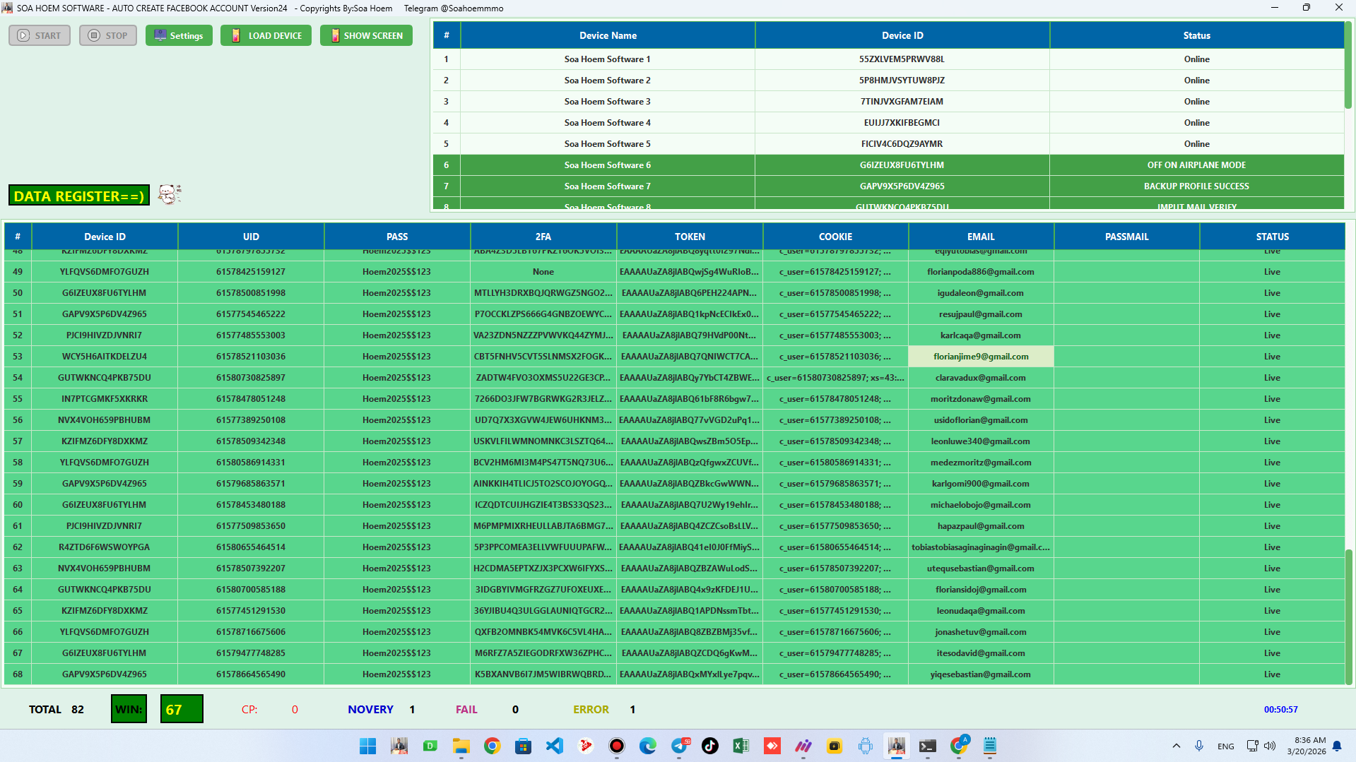Tool Create Facebook Account Auto V31